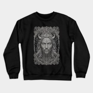 Death Metal Satan Jesus Crewneck Sweatshirt